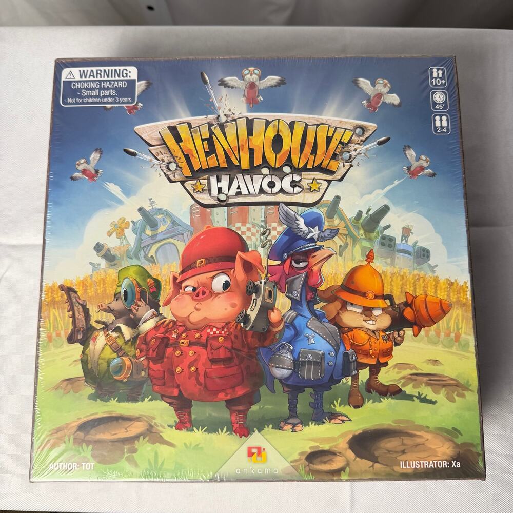 NEW Hen House Havoc‎ Board Game Sealed Ankama 2-4 Players Strategy Family Game